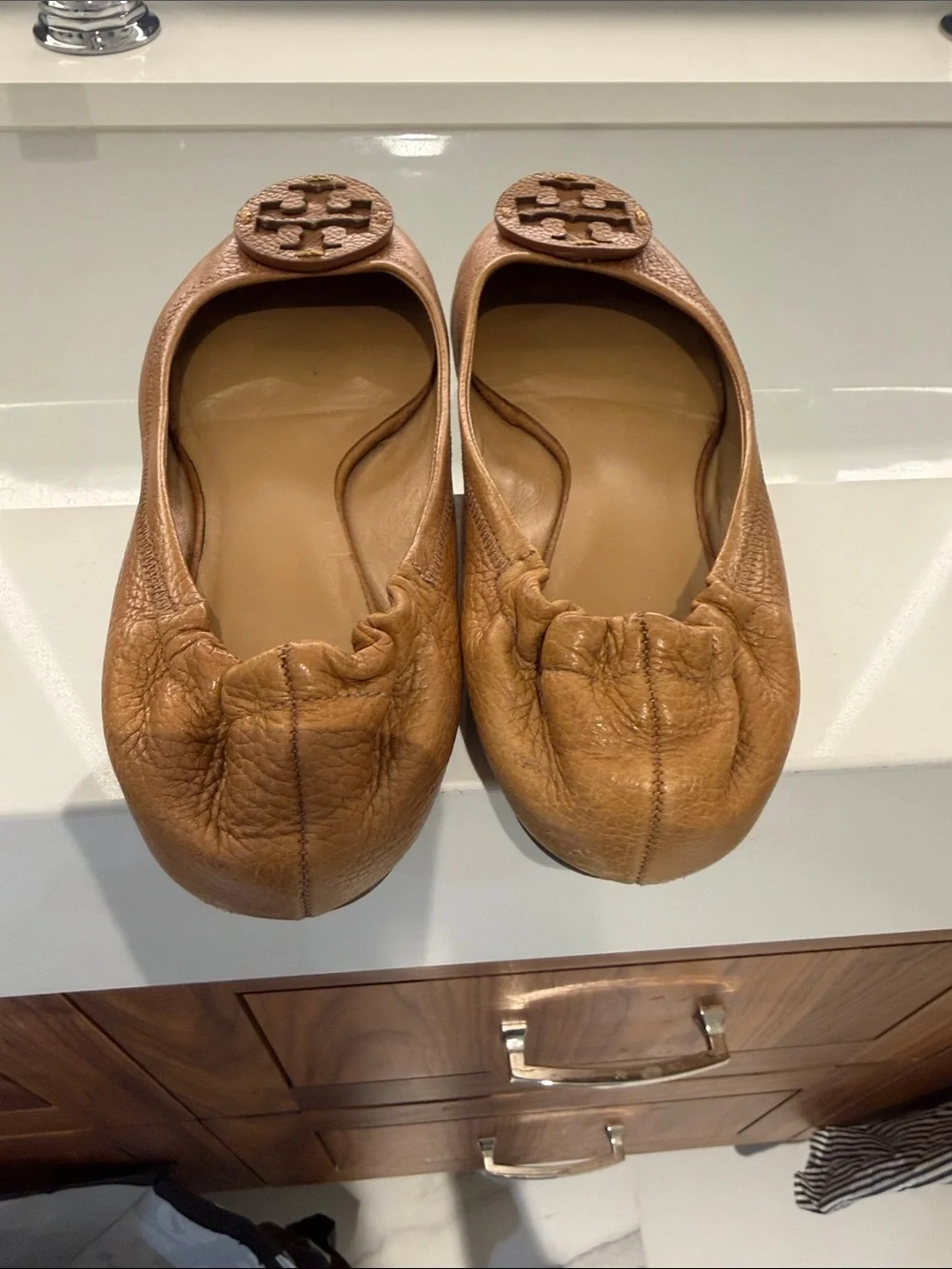 Tory Burch leather ballet